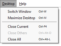 Main Window Desktop