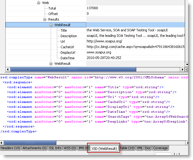 Xml query tool windows